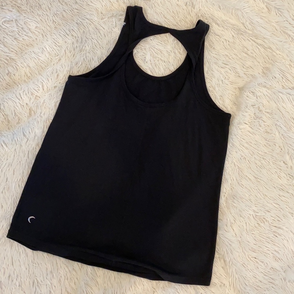 Zyia Black Twist Tank